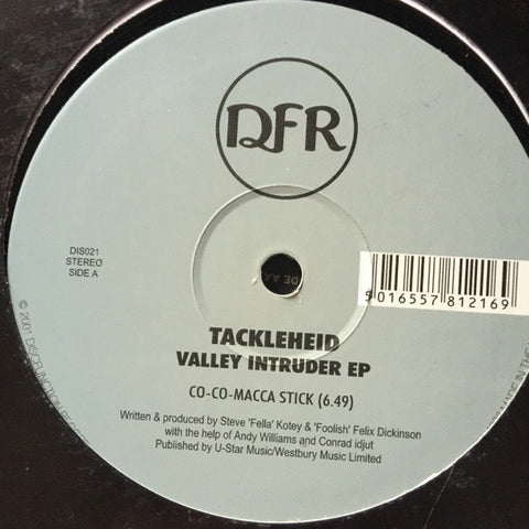 Tackleheid – Valley Intruder EP - New 12" Single Record 2001 Discfunction UK Vinyl - Deep House / Dub / Disco