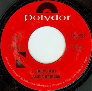 Alicia Bridges ‎– Body Heat - VG+ 7" Single Record 1978 USA - Disco