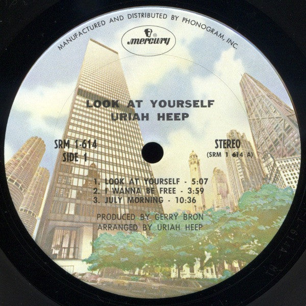 Uriah Heep – Look At Yourself (1971) - VG+ LP Record 1975 Mercury USA Vinyl - Hard Rock / Prog Rock - Shuga Records