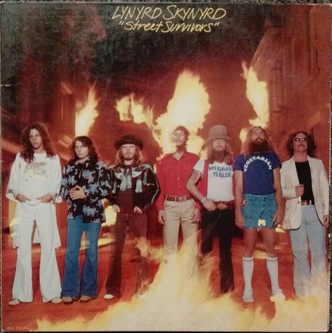 Lynyrd Skynyrd ‎– Street Survivors - VG+ LP Record 1977 MCA USA Vinyl, 2x Inserts & 1st State Fire Cover - Southern Rock / Classic Rock