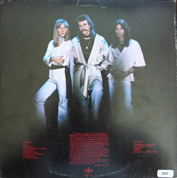 Rush – 2112 (1976) - VG+ LP Record 1979 Mercury CRC Club Press USA Vinyl - Hard Rock / Prog Rock