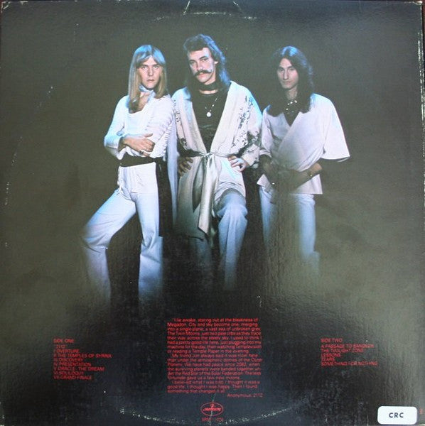 Rush – 2112 (1976) - VG+ LP Record 1979 Mercury CRC Club Press USA Vinyl - Hard Rock / Prog Rock - Shuga Records