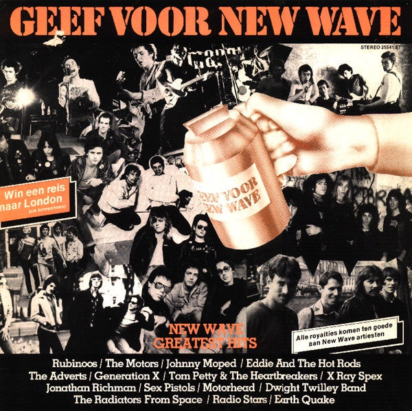 Various – Geef Voor New Wave - VG+ LP Recird 1977 Ariola Netherlands Vinyl - New Wave / Punk - Shuga Records