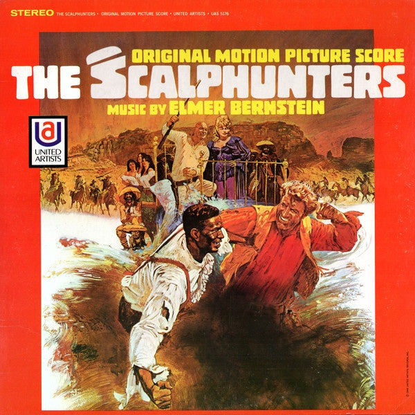 Elmer Bernstein – The Scalphunters (Original Motion Picture Score) b- VG+ 1968 United Artists USA Promo Vinyl - Soundtrack - Shuga Records