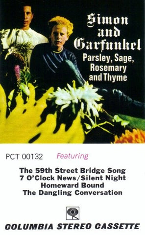 Simon & Garfunkel – Parsley, Sage, Rosemary And Thyme - Used Cassette 1966 Columbia Tape - Folk Rock