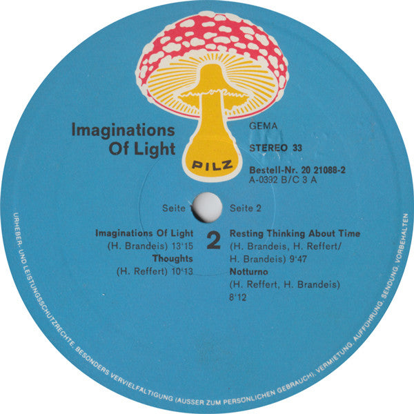 Flute & Voice – Imaginations Of Light - Mint- LP Record 1971 Pilz Germany Original Vinyl - Krautrock / Ambient /