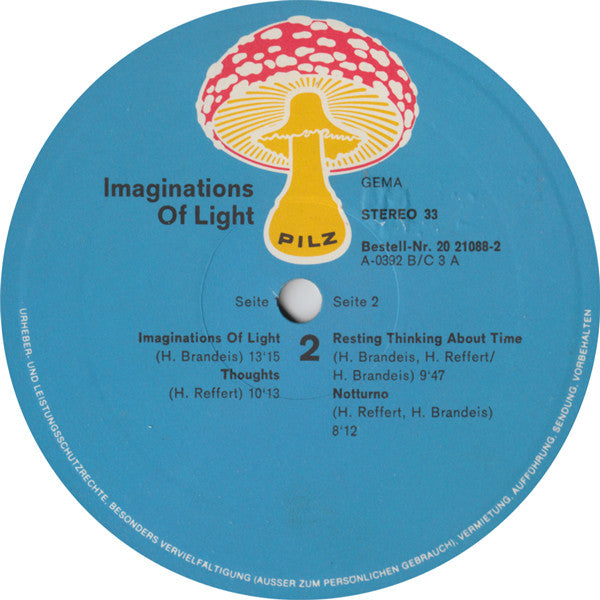 Flute & Voice - Imaginations Of Light - Mint- LP Record 1971 Pilz Germany Original Vinyl - Krautrock / Ambient / - Shuga Records