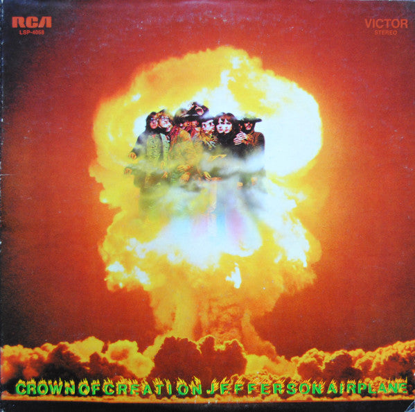 Jefferson Airplane ‎– Crown Of Creation (1968) - VG+ LP Record 1970's USA Press Vinyl & Insert - Psychedelic Rock / Classic Rock