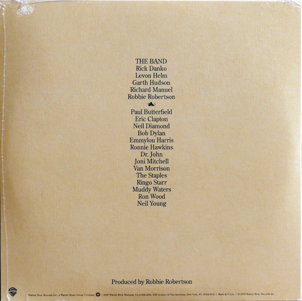 The Band ‎– The Last Waltz (1978) - New 3 LP Record 2013 Warner/Rhino USA Vinyl & Booklet - Classic Rock / Folk Rock - Shuga Records