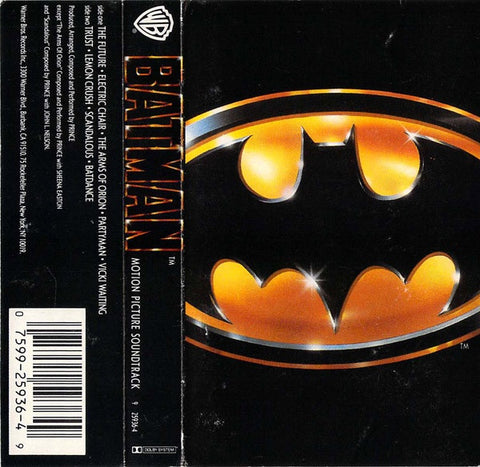 Prince – Batman™ (Motion Picture Soundtrack) - Used Cassette 1989 Warner Bros Tape - Soundtrack / Pop Rock / Minneapolis Sound