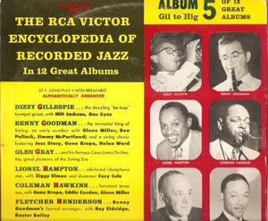 Various – The RCA Victor Encyclopedia Of Recorded Jazz: Album 5 - VG+ 10" 1956 Mono USA - Jazz - Shuga Records