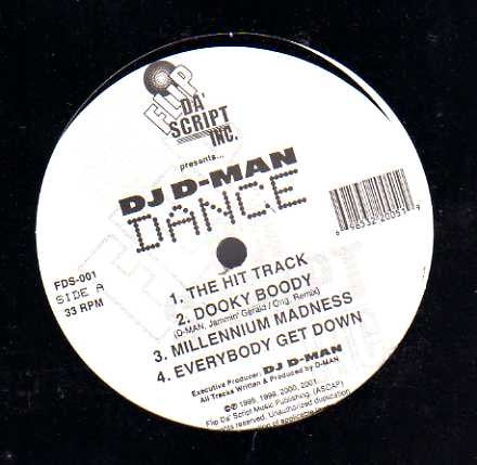 DJ D-Man – Dance - VG- 12" Single Record 2001 Flip Da' Script USA Vinyl - Chicago House / Ghetto House