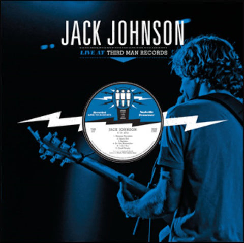 Jack Johnson - Live at Third Man - New Lp Record 2013 Third Man USA Vinyl - Pop Rock