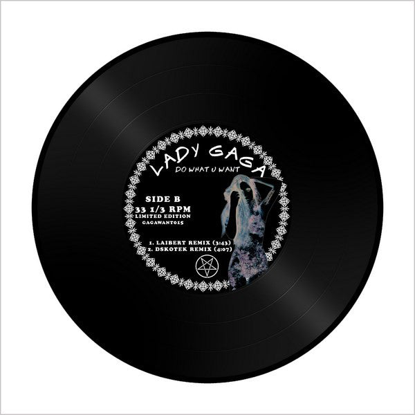 Lady Gaga ‎– Do What U Want - New EP Record 2014 German Import Etched Vinyl - Pop / Synth-pop / House - Shuga Records