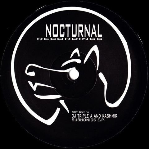 DJ Triple A & Kashmir – Subhonics E.P. - New Sealed 12" Single Record 2002 Nocturnal UK Vinyl - House / Tribal