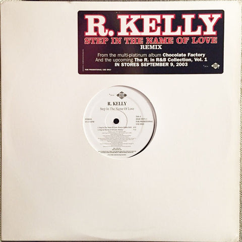 Kelly – Step In The Name Of Love - VG+ 12" Single Record 2003 Jive USA Promo Vinyl - RnB / Hip Hop