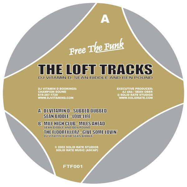 Various – The Loft Tracks - New 12" Single Record 2002 Free The Funk Vinyl - Deep House / House / Disco