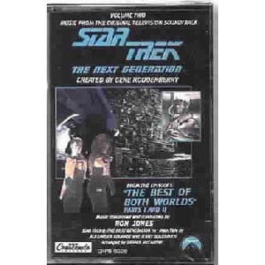 Ron Jones – Star Trek: The Next Generation Volume Two "The Best Of Both Worlds" Parts I And II - Used Cassette 1992 GNP Crescendo Tape - Soundtrack