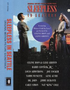 Various ‎– Sleepless In Seattle - Original Motion Picture - Mint- Cassette Tape 1993 Epic USA - Soundtrack