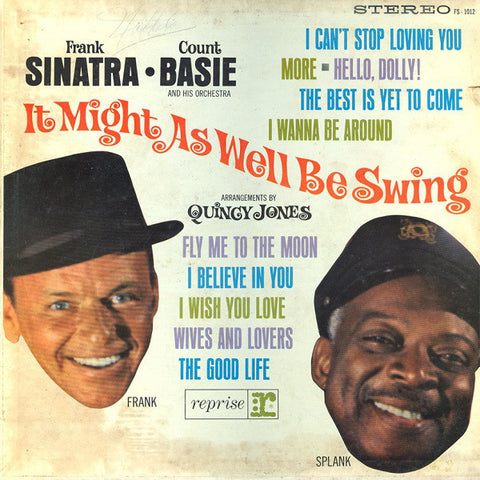 Frank Sinatra / Count Basie And His Orchestra ‎– It Might As Well Be Swing VG+ 1964 Reprise Stereo LP USA - Jazz / Swing