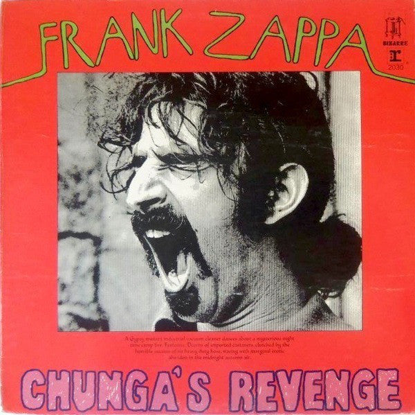 Frank Zappa - Chunga's Revenge - VG+ LP Record 1970 Bizarre Reprise USA Original Press Vinyl - Psychedelic Rock / Prog Rock / Avantgarde - Shuga Records