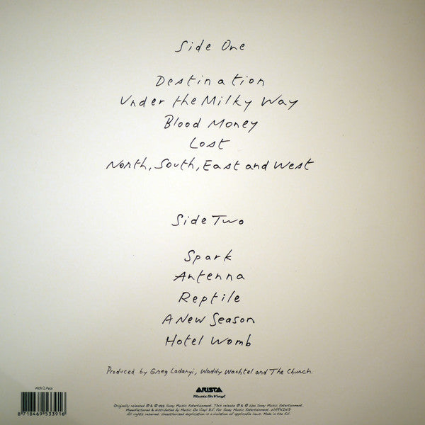 The Church ‎– Starfish (1988) - New LP Record 2014 Music On Vinyl Europe 180 gram Vinyl - Alternative Rock / Indie Rock - Shuga Records
