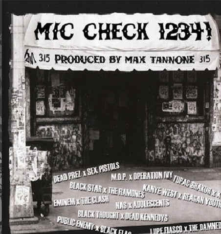 Max Tannone – Mic Check 1234! - New LP Record 2013 Germany Clear Vinyl - Mashup / Hip Hop / Punk