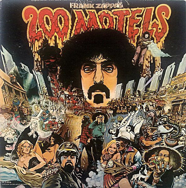 Frank Zappa / Mothers of Invention - 200 Motels - VG+ 2 LP Record 1971 United Artists USA Vinyl & Booklet - Psychedelic Rock / Avantgarde - Shuga Records