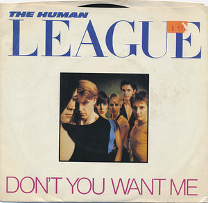 The Human League - Don't You Want Me / Seconds - Mint- 7" single 45 Record 1981 A&M USA - Synth-Pop
