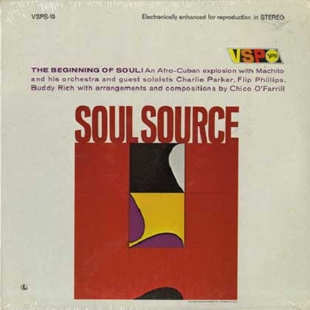 Machito And His Orchestra ‎– Soul Source - VG+ LP Record 1966 VSP Verve USA Stereo Vinyl - Jazz / Latin / Bop / Afro-Cuban Jazz