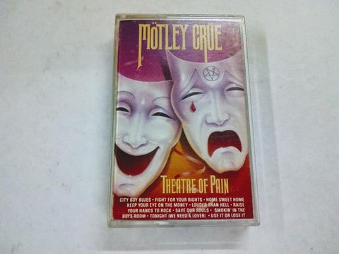 Mötley Crüe – Theatre Of Pain - Used Cassette 1985 Elektra Tape - Heavy Metal / Hard Rock