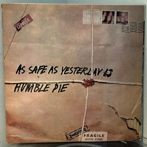 Humble Pie – As Safe As Yesterday Is - VG+ LP Record 1969 Immediate USA Vinyl - Psychedelic Rock / Classic Rock