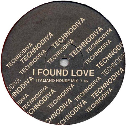Technodiva – I Found Love - VG+ 12" Single Record 1990 Megatone House Red Vinyl - House