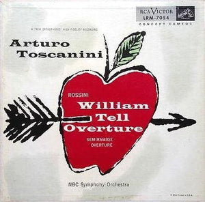 Andy Warhol Cover Art - Arturo Toscanini, NBC Symphony Orchestra – William Tell Overture - VG+ 10" LP Record 1954 RCA USA Vinyl - Classical