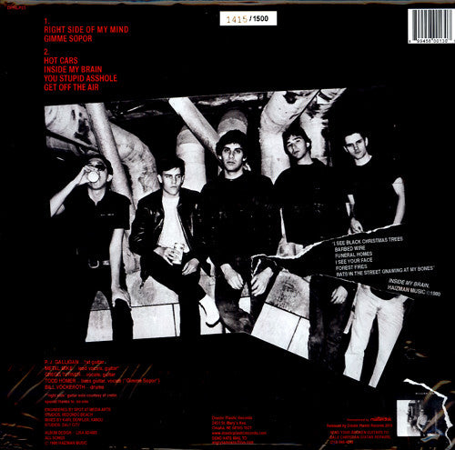 The Angry Samoans – Inside My Brain (1980) - New LP Record 2014 Drastic Plastic USA Red Vinyl & Numbered - Hardcore / Punk - Shuga Records