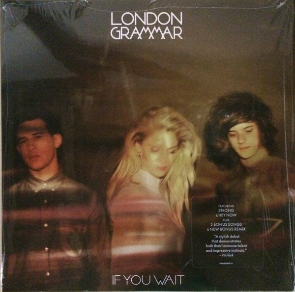 London Grammar - If You Wait - New 2 LP Record 2014 Columbia USA Vinyl & Rare Misprint Cover - Indie Rock - Shuga Records