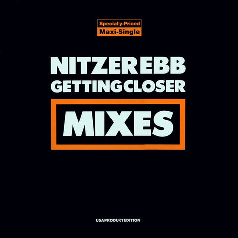 Nitzer Ebb – Getting Closer - Mixes - Mint- 12" EP Record 1990 Geffen USA Vinyl - Electronic / Industrial