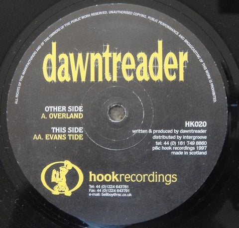 Dawntreader – Overland / Evans Tide - New 12" Single Record 1997 Hook UK Vinyl - Trance / Tech Trance