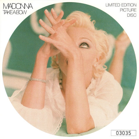 Madonna – Take A Bow - Mint- 7" Single Record 1994 Warner UK Picture Disc Vinyl & Numbered - Pop / Electronic