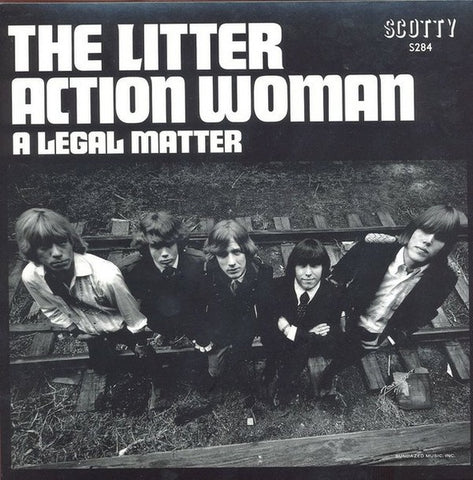 The Litter – Action Woman / A Legal Matter (1967) - New 7" Single Record Store Day 2014 Sundazed Music Scotty Blue Vinyl - Garage Rock