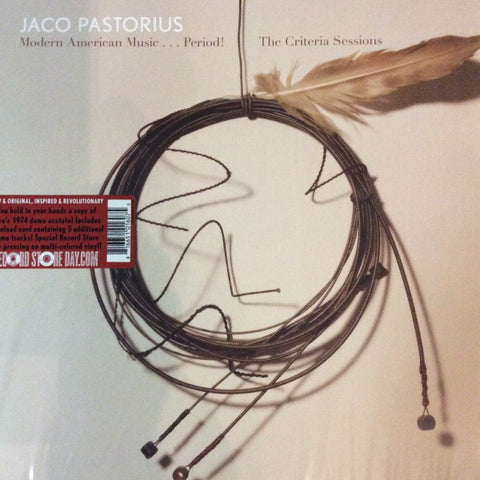 Jaco Pastorious - Modern American Music... Period! The Criteria Sessions - New LP Record 2014 USA Record Store Day RSD Vinyl - Jazz / Fusion