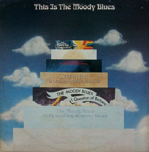 The Moody Blues ‎– This Is The Moody Blues - VG 2 Lp Record 1970 Threshold USA Original Vinyl - Classic Rock / Psychedelic Rock - Shuga Records