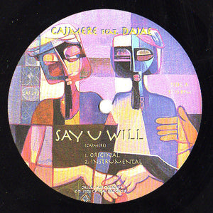 Cajmere Feat. Dajae – Say U Will - VG+ 12" USA 2005 - Chicago House - Shuga Records