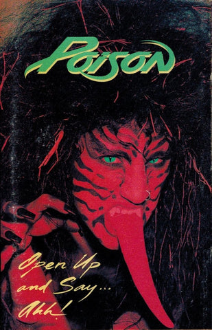 Poison – Open Up And Say....Ahh! - Used Cassette 1988 Enigma Tape - Rock / Glam