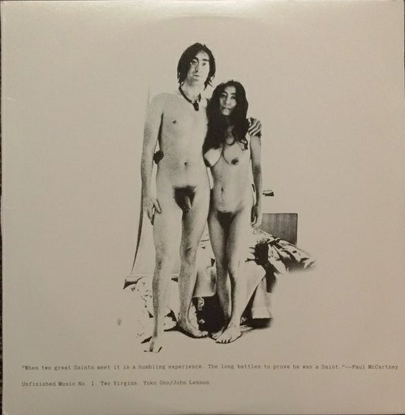 John Lennon / Yoko Ono ‎– Unfinished Music No. 1: Two Virgins - VG+ LP Record 1968 Apple USA Vinyl - Rock / Experimental / Avantgarde