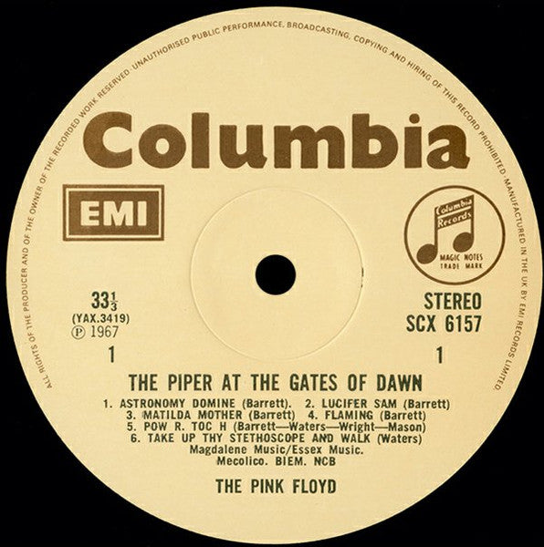 Pink Floyd – The Piper At The Gates Of Dawn (1967) - Mint- LP Record 1983 EMI Columbia UK Vinyl - Psychedelic Rock