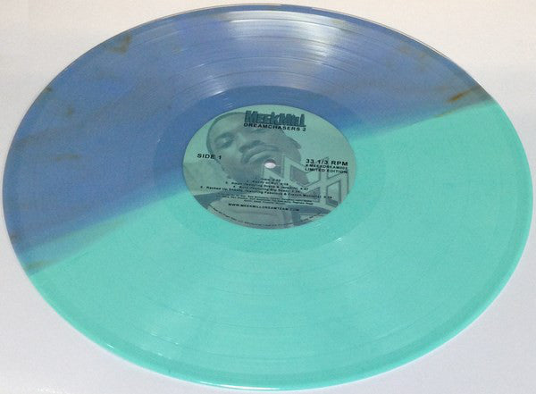 Meek Mill ‎– Dreamchasers 2 (2012) - New 2 LP Record 2014 Europe Import Aqua Blue/Blue Split Vinyl - Hip Hop / RnB - Shuga Records