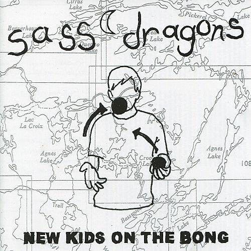 Sass Dragons - New Kids on the Bong - New Vinyl Record 2012 Chicago IL Pop/Punk - Includes Download + Insert Sheet, limited to 500 Copies on Black Vinyl
