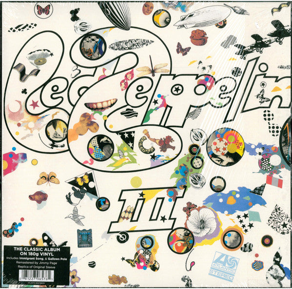 Led Zeppelin - III (1970) - New LP Record 2014 Atlantic Europe 180 gram Vinyl - Classic Rock / Hard Rock - Shuga Records