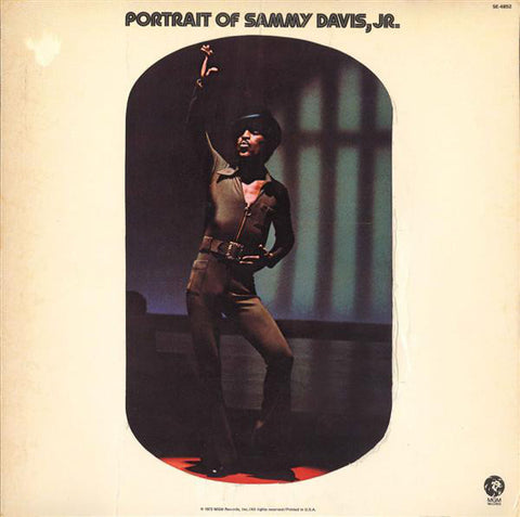 Sammy Davis, Jr. ‎– Portrait Of Sammy Davis, Jr. - VG+ 1972 Stereo USA (Promo) - Jazz